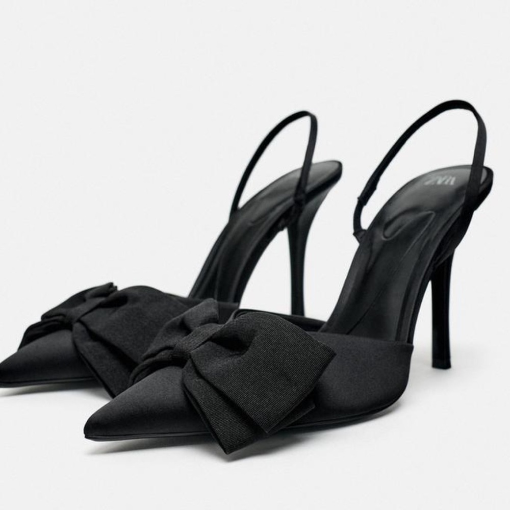 Zara Bow Trim Heels